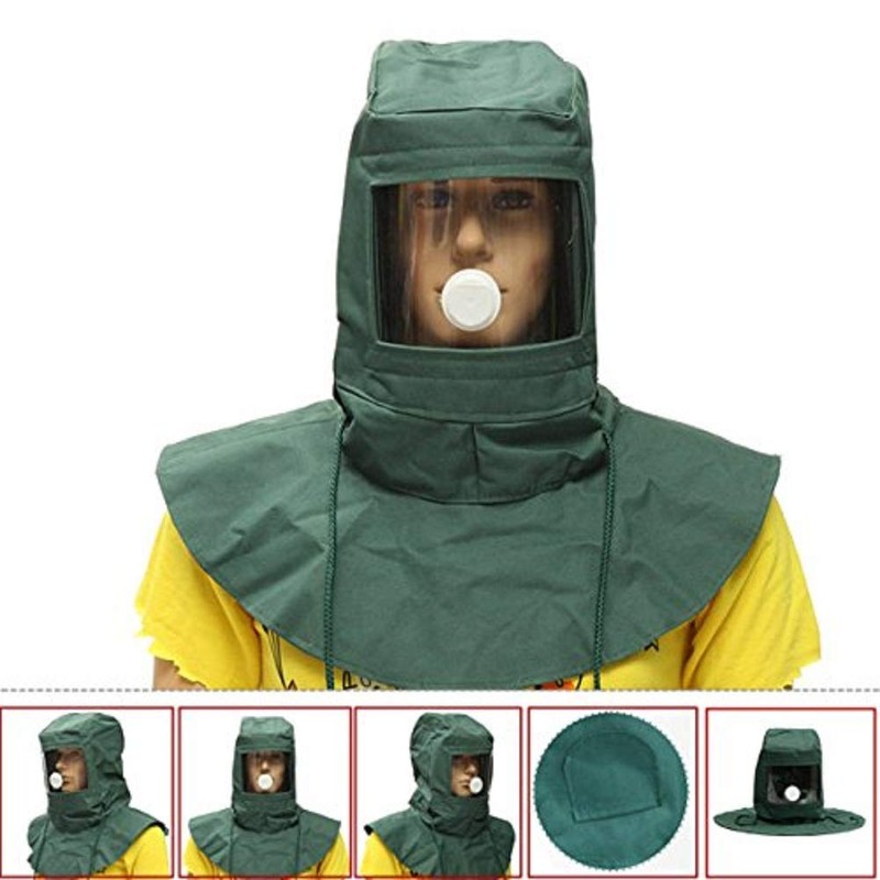 MASUNN Sand Blasting Cover Abrasive Sand Grit Sand Blaster Dust