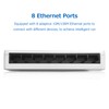 8-port 100M Switch Ethernet Switch 8 Adaptive 10/100Mbps Ethernet Ports
