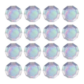Iridescent Decagon Plates Pack of 2