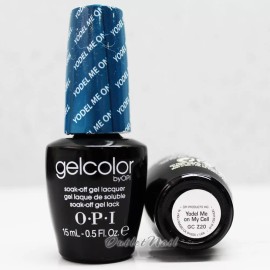 OPI GelColor GC Z20 YODEL ME ON MY CELL 15mL/0.5oz UV LED Gel Polish Blue Color