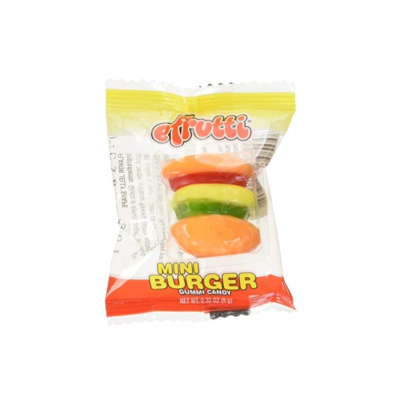 eFrutti Mini Burger Gummy 60 Pack - PACK OF 2