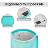 WANDF Drawstring Backpack, Sports Gym Bag with Wet Pocket, Water