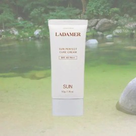 Ladamér 이지하우스 라다메르 선 퍼펙트 큐어 크림 SPF40 PA++ 50미리 748812 Easy House Ladamer Sun Perfect Cure Cream SPF40 PA++ 50ml