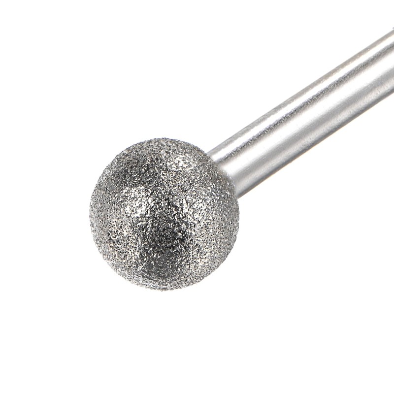 uxcell Diamond Grinding Bit Set 8mm 10mm Dia Head Ball