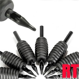 7 Round 1" Disposable Tattoo Grips Tubes 7RT Plastic Tattoo Grips Tips (10 Pieces)