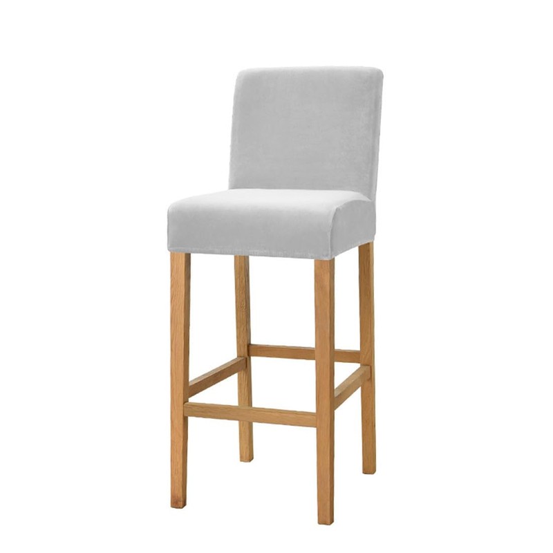 2 Pack Stretch High Barstool Slipcovers with Back Bar Stool