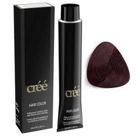 Cree Professional Permanent Hair Color, 100ml - 3.4 fl.oz. (Amber Mahogany 6.58)
