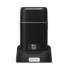 Caliber Moab Triple Foil Shaver for Men, Electric Metal Foil Razor Shaver with Digital Display for Close Shaves, Waterproof and Cordless Travel Facial Hair Groomer, Portable and USB Rechargeable