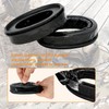 COMBATGEAR Silicone Gel Earpads Compatible with MSA SORDIN Headsets Hearing