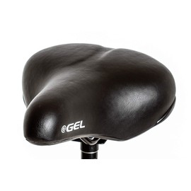 Sport Direct Large Gel Ladies Saddle Black