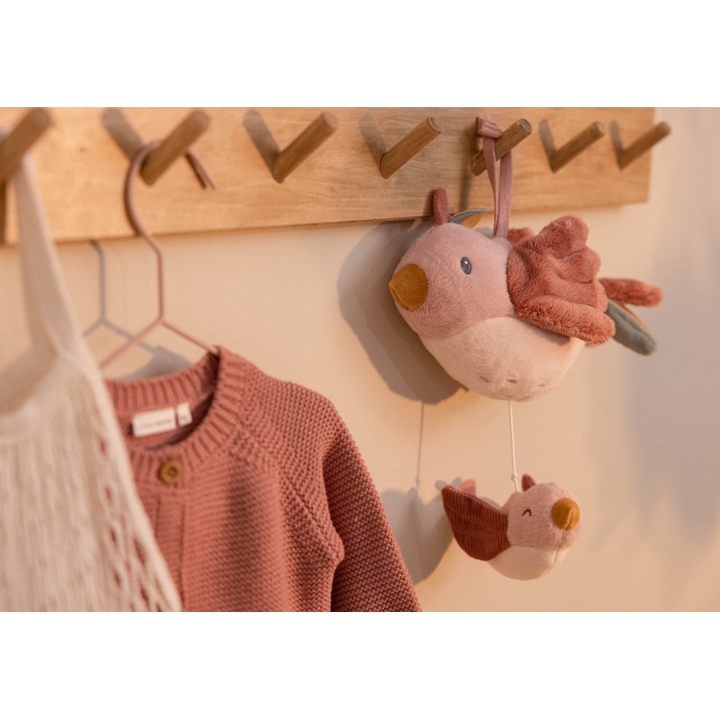 Little Dutch 8705 Fabric Music Box Bird Olivia Flowers &