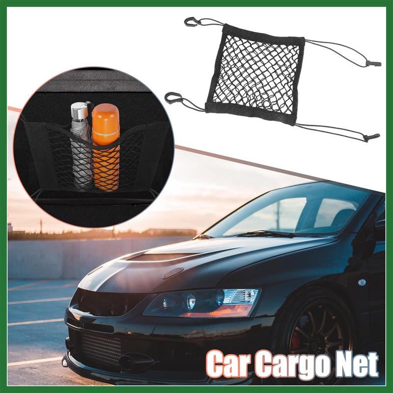 Motoforti Car 2 Layer Mesh Organizer Pet Barrier Backseat Mesh