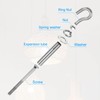 MECCANIXITY Concrete Wall Hook M6x90mm, Expansion Shoulder Eye Bolts Open