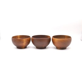 Meiboku Bowl Terra Sakura, Chestnut, Walnut, Set of 3