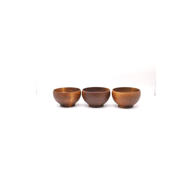 Meiboku Bowl Terra Sakura, Chestnut, Walnut, Set of 3