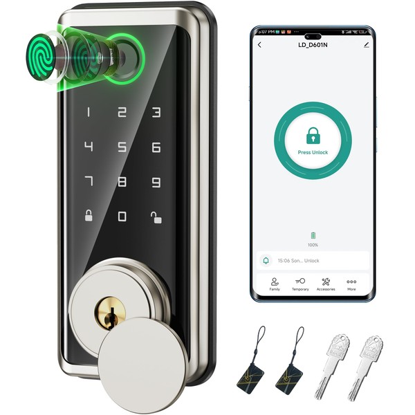 Sophia Keyless Entry Door Lock, Smart Auto Locks for Front