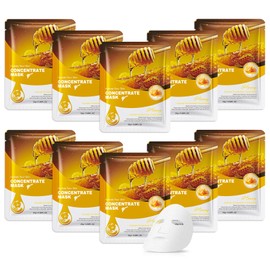 10 Pack Variety Facial Sheet Masks Skin Care Set, Hydrating Bulk Sheet Face Masks Skincare Gifts Set for Women Men, Long Lasting Moisturizing Face Masks Skin Care for All Skin Type（C3)