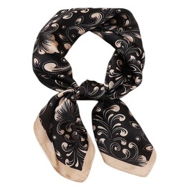 FAIRYGATE Damen Seide Gefühl Schal Kopftücher Halstuch Schal Frauen Elegant Seidenschal Business Seidentuch 29006