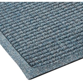 Hudson Exchange 4300 Waterhog Fashion Floor Mat, 35" x 35", 3/8" Thick, Bluestone