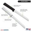 Rada Cutlery 6" Bread Knife (W236), Stainless Steel Hollow Ground