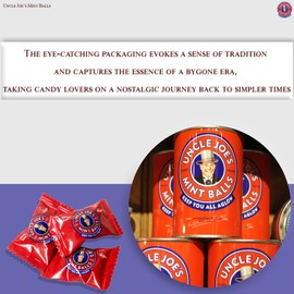 Uncle Joe's Mint Balls in a Tin 120g (Pack of 3)