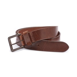 Charles Smith | Mid Brown | Men's Leather Belt | 100% Genuine Full Grain Leather | Hand-Crafted | Gift For Him | Size 48" | To Fit 46" Waist