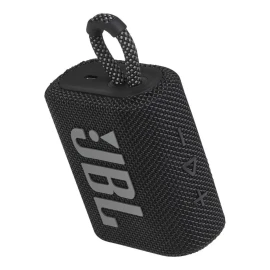 Bocina JBL Go 3 JBLGO3 portátil con bluetooth waterproof negra 127V