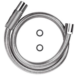 KWODE Pre-rinse Hose 44" Flexible Stainless Hose Replacement Kit For Commercial Kitchen Sink Faucet On Compartment Sinks with Spray Valve
