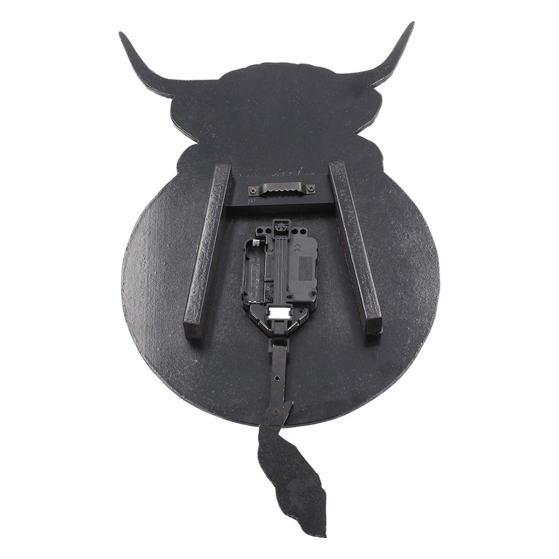 Nemesis Now B3507J7 Highland Tickin' Clock 25cm Red, MDF