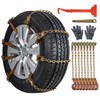 Snow Chains Tire Chains for Car Trucks 8 Pieces Universal