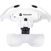 TOOLCRAFT 2469761 Magnifying Glasses with LED Lighting Magnification Factor: 3.5