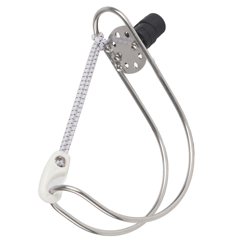 4.5in Stainless Steel Lifebuoy Ring Bracket Horseshoe Holder for Marine