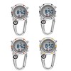 Ibohevo Clip on Watch with Compass Digital Carabiner Watch 3ATM