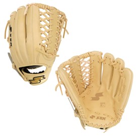 SSK Z7 Specialist Outfield Baseball Glove –12.5” - 12.75” – Right & Left Hand Throw (Camel - Trapeze, 12.5" - Right Hand Throw)