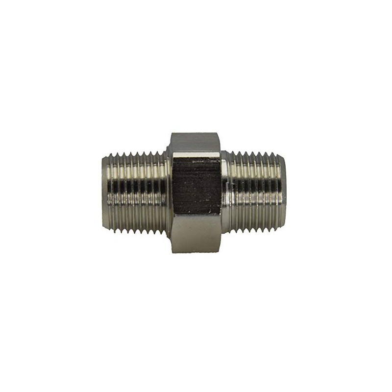 Double Nipple NPT 1/8 Inch NPT 1/8 Inch Material Stainless