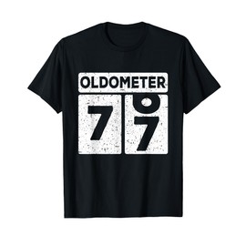 Oldometer 76-77 | 77th Birthday Funny Gift T-Shirt