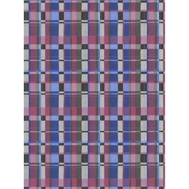 Sample for Display Purpose only.Concord Wallcoverings Textured Wallpaper Geometric Squared Pattern, Blue Black Grey Pink, 7 in x 10 in, 897510