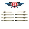Set of 8 Glow Plugs - Compatible with 2004-2007 Ford