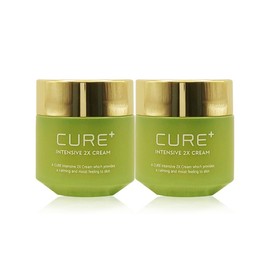 Kim Jung Moon Aloe Cure Intensive 2X Cream 50g + 50g / 김정문알로에 큐어 인텐시브 2X 크림 50g + 50g