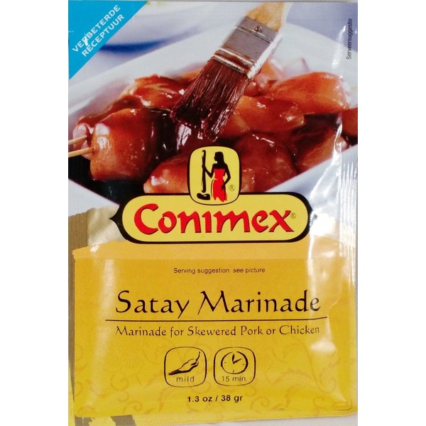 Conimex Satay Marinade Mix Indonesian Pork and Chicken 1.3 oz / 38 g