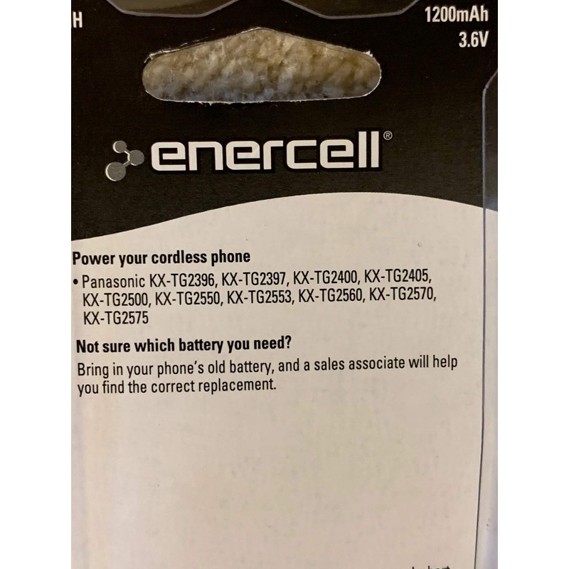 Enercell® 3.6V/1200mAh Ni-MH Battery for Panasonic® (23-897)