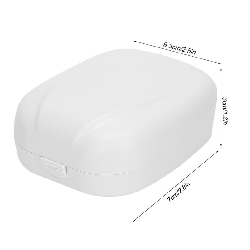 LIZEALUCKY Behind‑The‑Ear Hearing Aid Case,Waterproof Drop Resistance Storage Box Portable