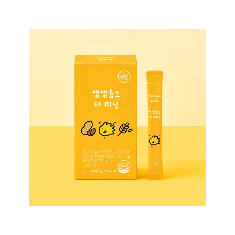Natural Good Things 조구만 생생효소 더 피넛 30포 1박스 JoguMan