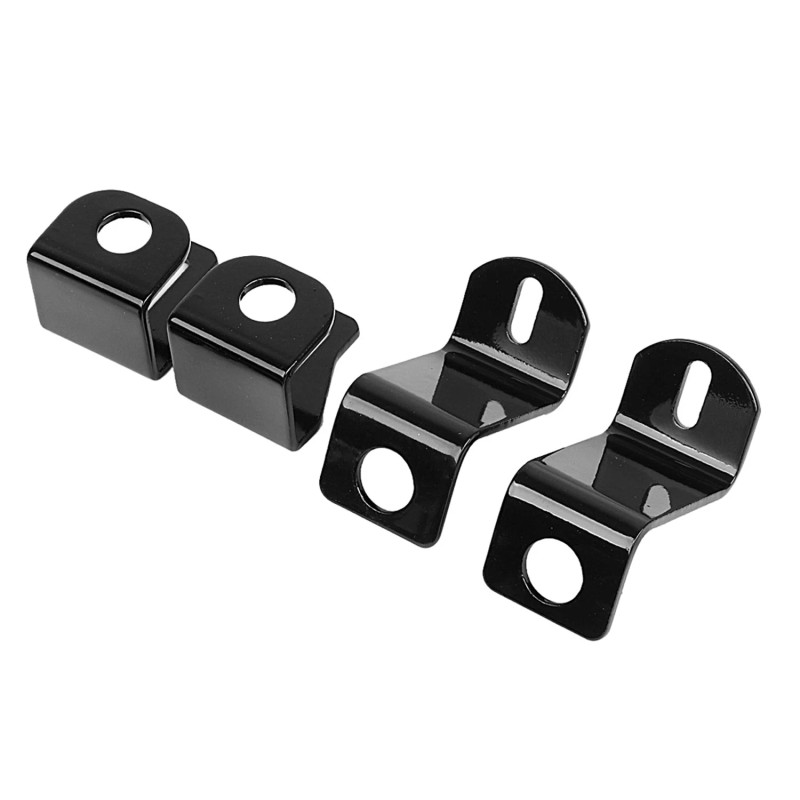 Unbranded Metal Black Saddlebag Lock Mounting Kit For Harley Road