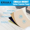 EMALLA Inkdot 100 Sheets Tattoo Transfer Paper Stencil Paper A4