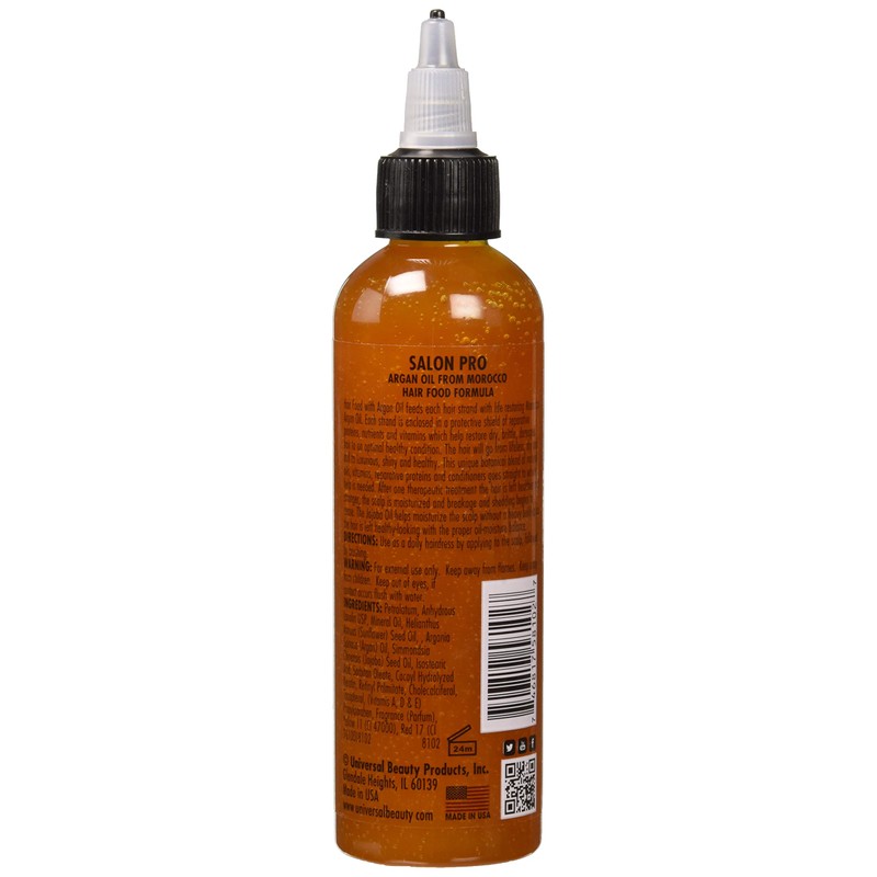 Salon Pro Hair Food Argan Oil 4 Oz