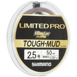 Shimano Line Limited Pro Master Floro TOUGH-MUD 166.4 ft (50 m) 4.0 Mad Gray Fishing Line