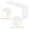uxcell L Corner Braces, 2Pcs 120x40x60mm - Stainless Steel Adjustable