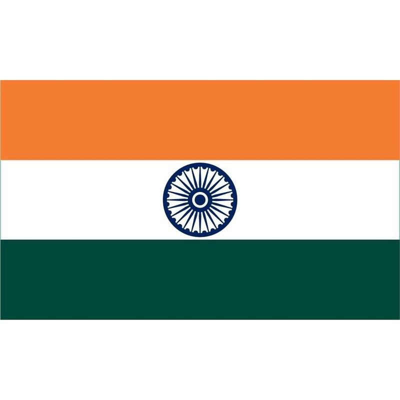 SHATCHI 5ft x 3ft India Country National Flags with Eyelets