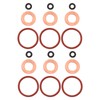 Fuel Injector Sealing Rings Kit 059 130 519 Rubber Metal